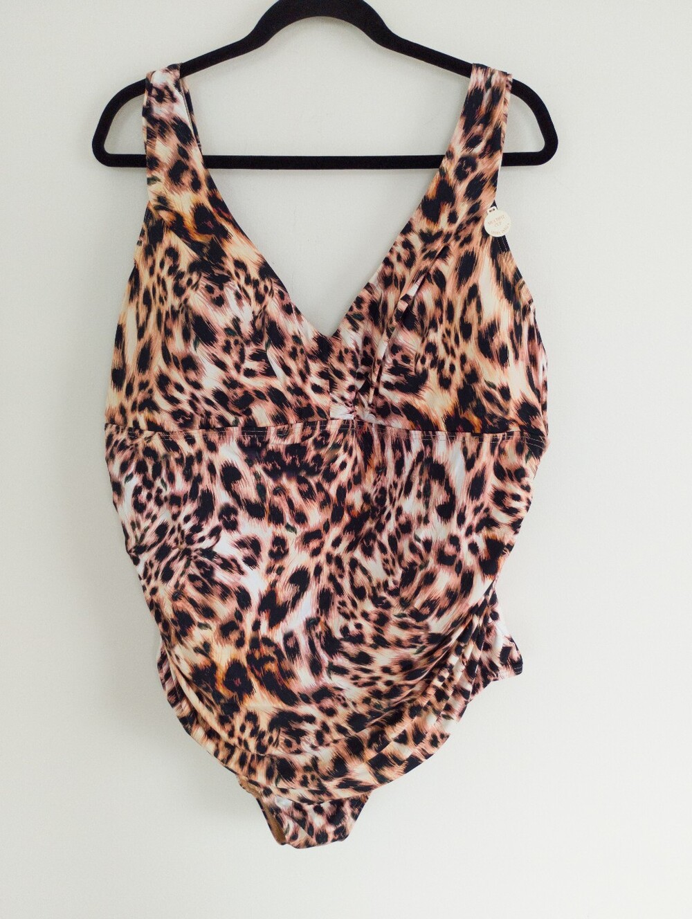 ARTESANDS Saphare Magritte One Piece Swimsuit Leopard Print Size CAN 24